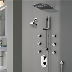 Freehander 4 In 3 Spray Shower System With Concealed Fitting